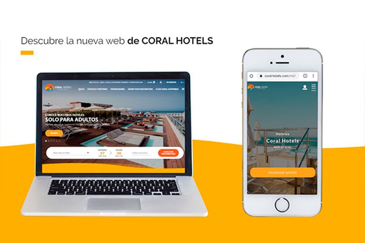 Coral Hotels lanza su nueva web corporativa: más intuitiva y enfocada a un público más segmentado Coral Hotels