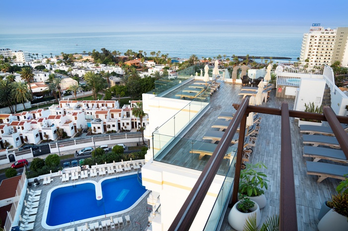 Sundeck ocean view Hotel Coral Ocean View Costa Adeje