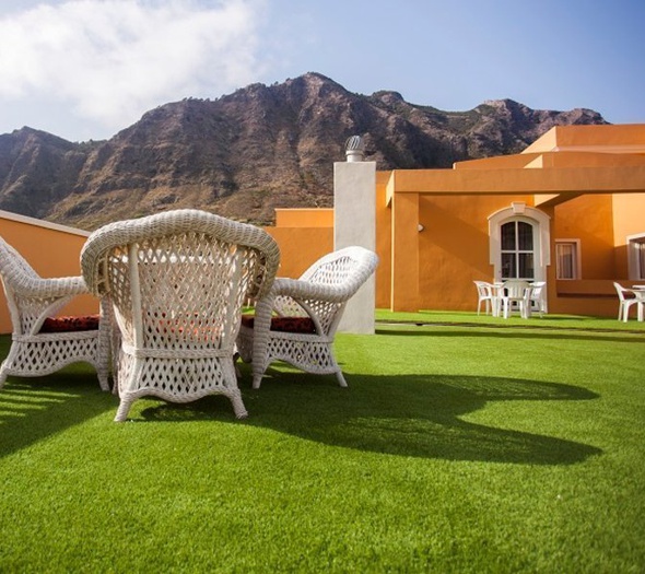Terraza solarium comunitaria Apartamentos Coral Los Silos
