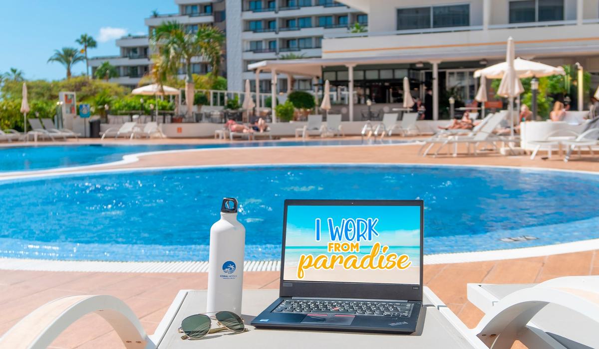 Coral Hotels promueve las largas estancias en sus establecimientos para teletrabajar desde Canarias Coral Hotels Coral Hotels promueve las largas estancias en sus establecimientos para teletrabajar desde Canarias Coral Hotels